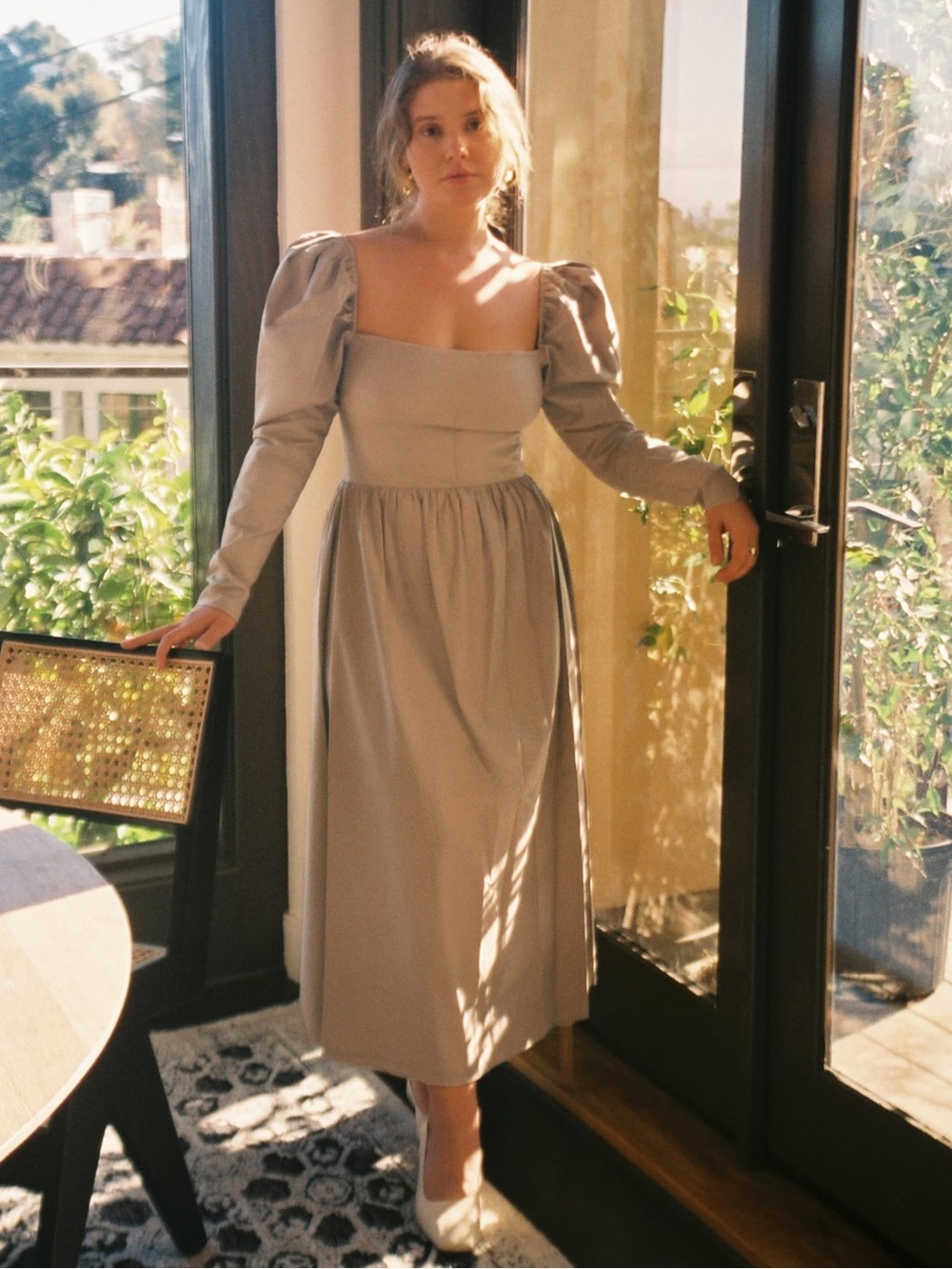 Reformation luce long sleeve dress